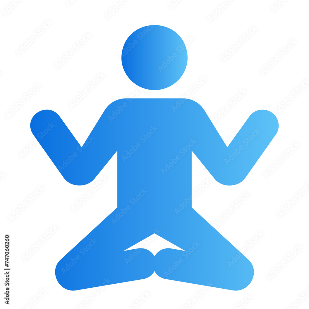 yoga gradient icon yoga gradient icon