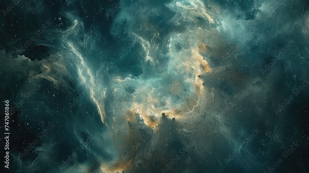 Cosmic Melody Background of Abstract Space Nebula Cosmic Melody Background of Abstract Space Nebula