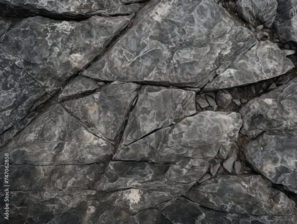 Gray Granite Stone Background, Aged Rough Rock Material Texture Top View, Gray Granite Stone Background, Aged Rough Rock Material Texture Top View,
