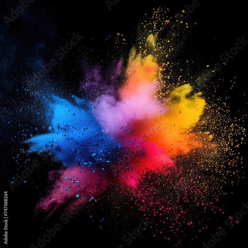 Colorful Paint Explosion © shelbys