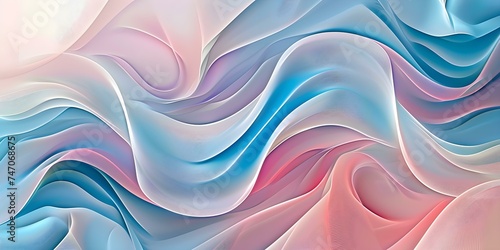 Wallpaper Mural Ethereal Waves of Colorful Light Interplay Torontodigital.ca