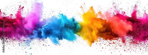 Colorful Paint Splatter Artwork - A Captivating Display of Colors