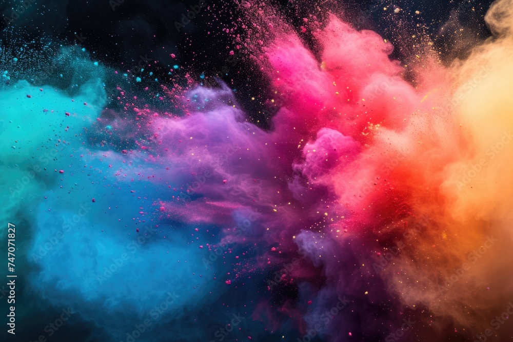 Colorful Paint Explosion Colorful Paint Explosion