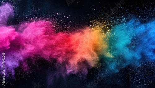 Colorful Paint Explosion