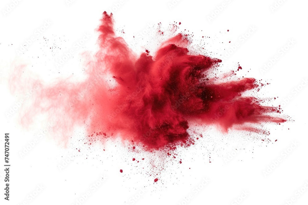 Red Powder Explosion Red Powder Explosion