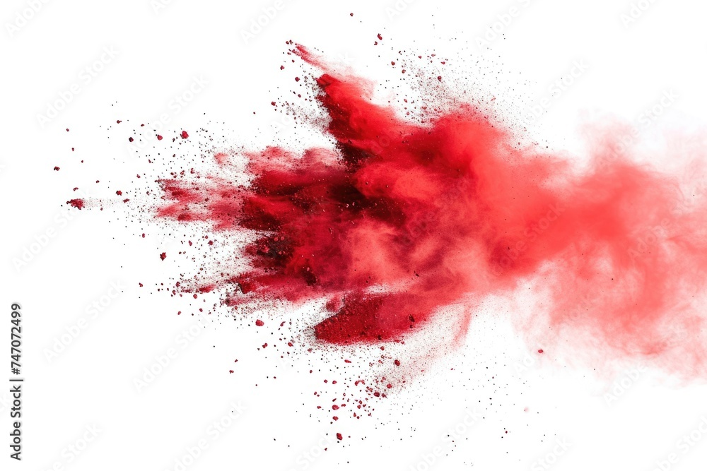 The Red Spray Paint Explosion
