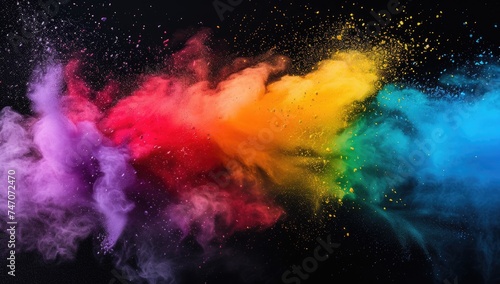 Colorful Paint Explosion © shelbys