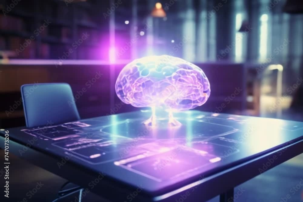brain with network brain with network
