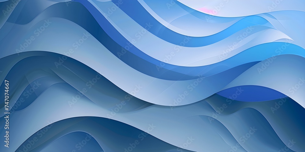 Elegant Waves of Blue Creating a Soothing Visual Experience Elegant Waves of Blue Creating a Soothing Visual Experience