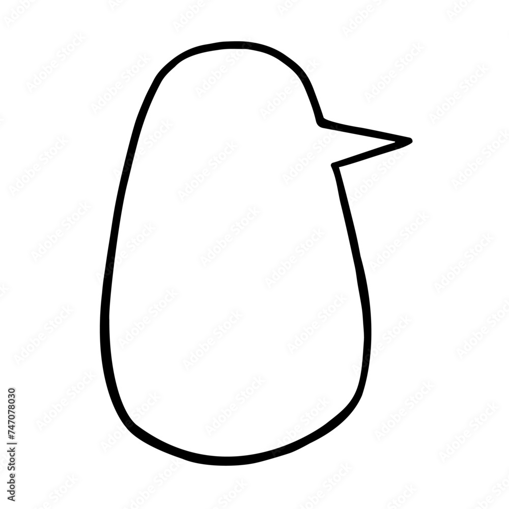 Obraz premium Vector Comics Speech Bubble Shape Object