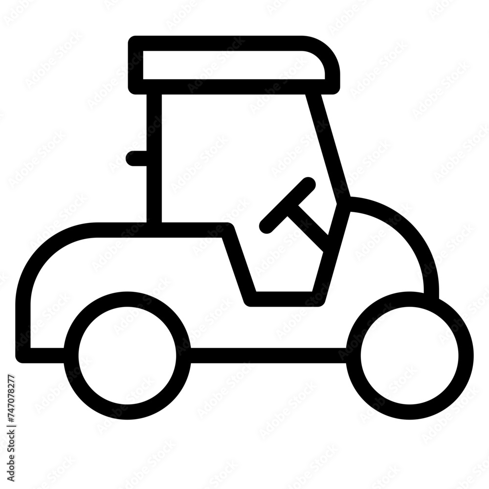 golf car icon golf car icon
