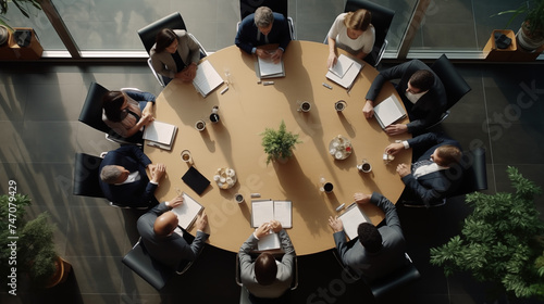 Business conventions and presentations, meeting business partners in the conference room.