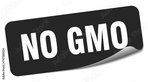no gmo sticker. no gmo label