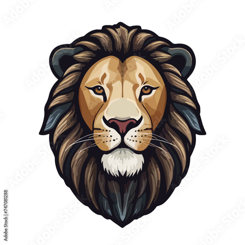 Icon of Male Lion Head