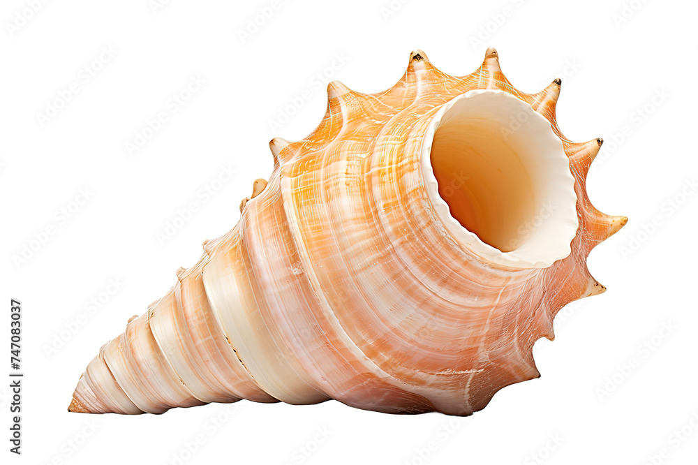 sea shell isolated on PNG Background. Generative Ai. sea shell isolated on PNG Background. Generative Ai.