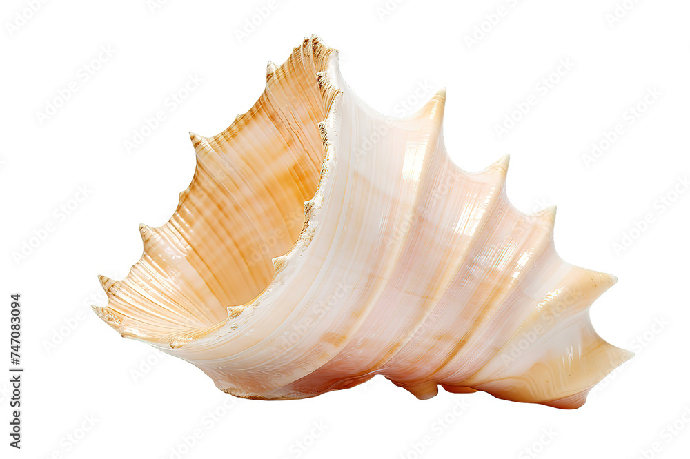 sea shell isolated on PNG Background. Generative Ai. sea shell isolated on PNG Background. Generative Ai.