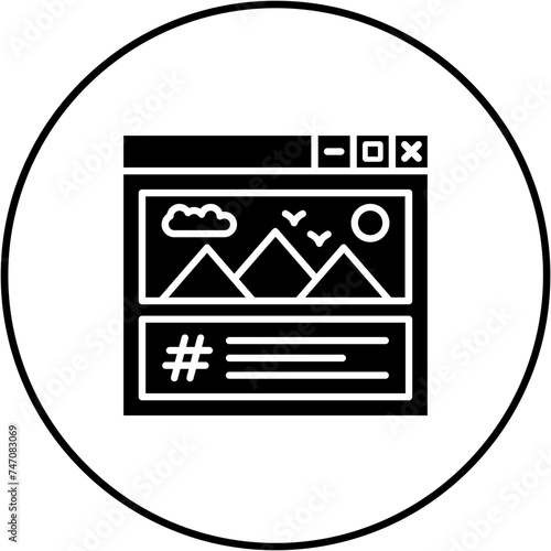 Hashtag Icon