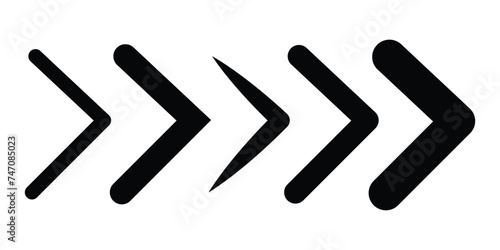 Dynamic moving arrow symbol with background