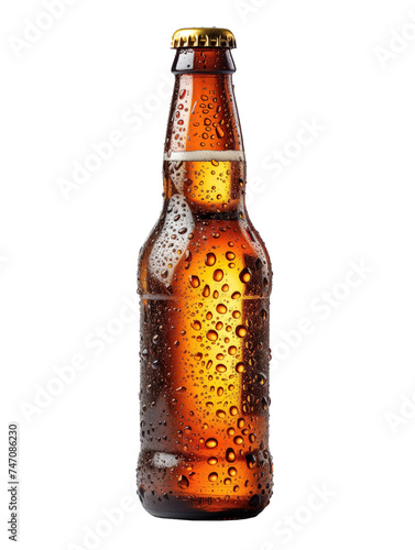 bottle of beer isolated