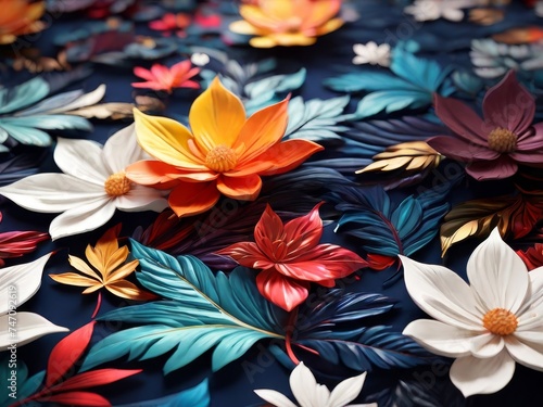 high quality colorful synthetic flower