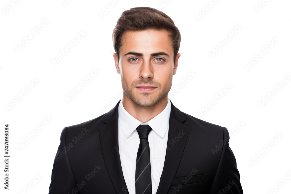 Studio portrait of handsome Caucasian Americana businessman wear formal suit and necktie with a beautiful smiling isolated on transparent png background, CEO manager with smart look. Studio portrait of handsome Caucasian Americana businessman wear formal suit and necktie with a beautiful smiling isolated on transparent png background, CEO manager with smart look.