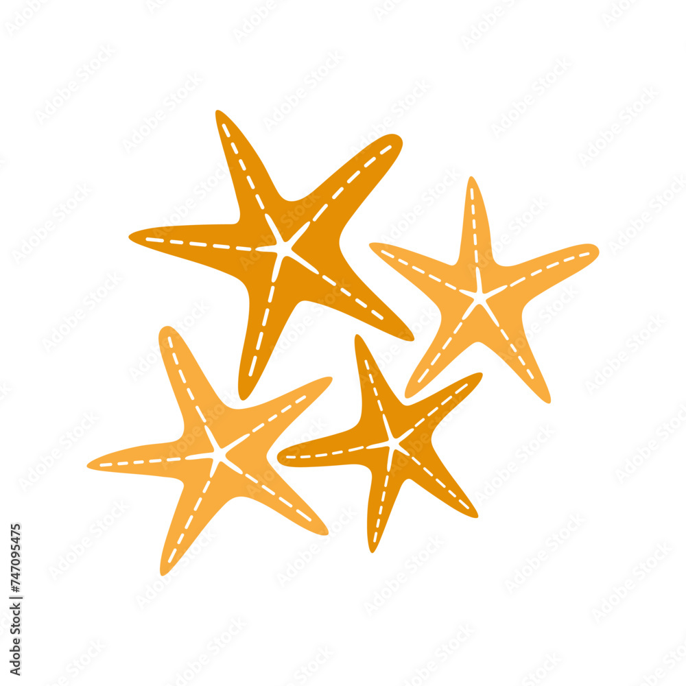 Starfish icon logo design
