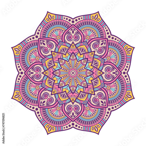 Mandala. Decorative round o...