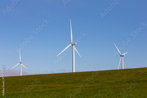 Wind turbine farm, UK. © Image Smith