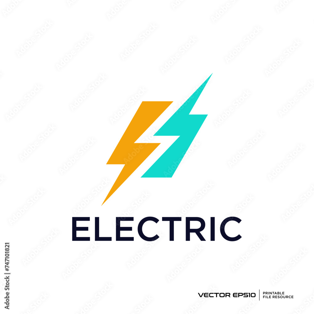 Flash electrical logo vector illustration Flash electrical logo vector illustration