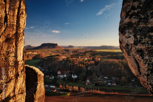 Foto Saxon Switzerland - Elbsandsteingebirge - Sächsische Schweiz - Deutschland - Sac