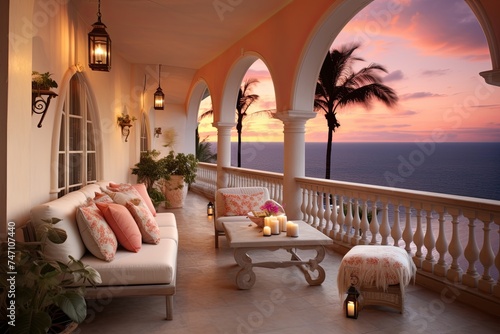 Mediterranean Balcony Design Inspirations  Warm Light Fixtures   Pastel Colors Dreamscapes.