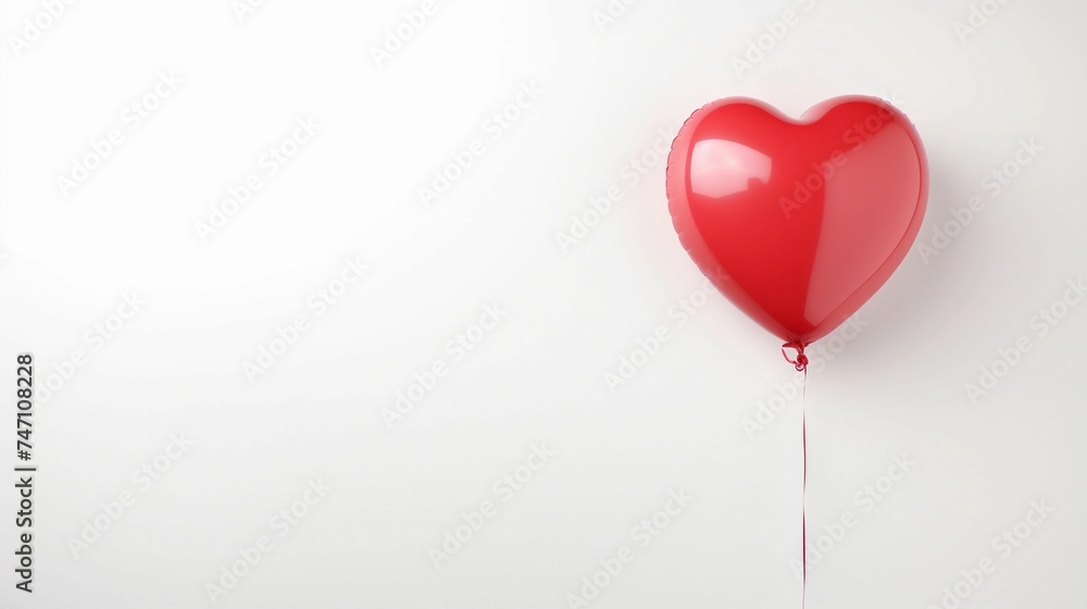 Love Balloon With Copy Space Text