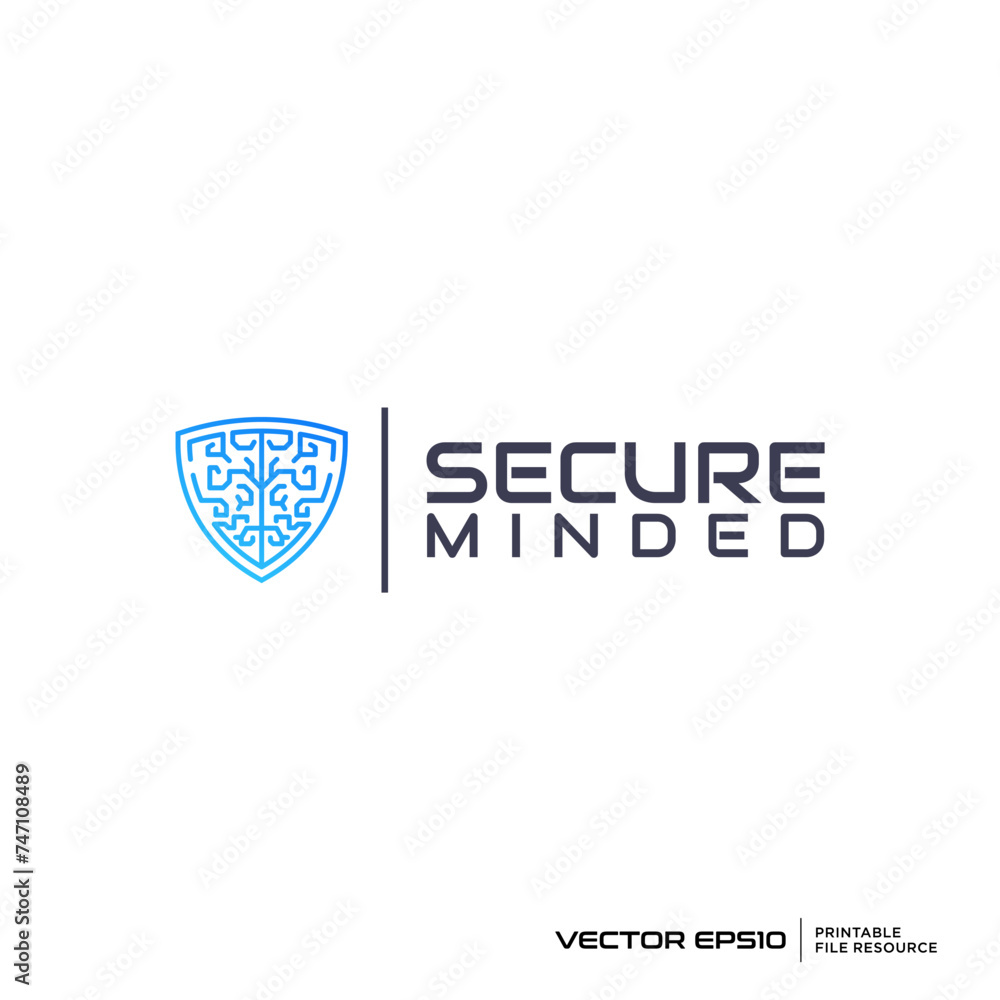 Abstract shield logo vector illustration Abstract shield logo vector illustration