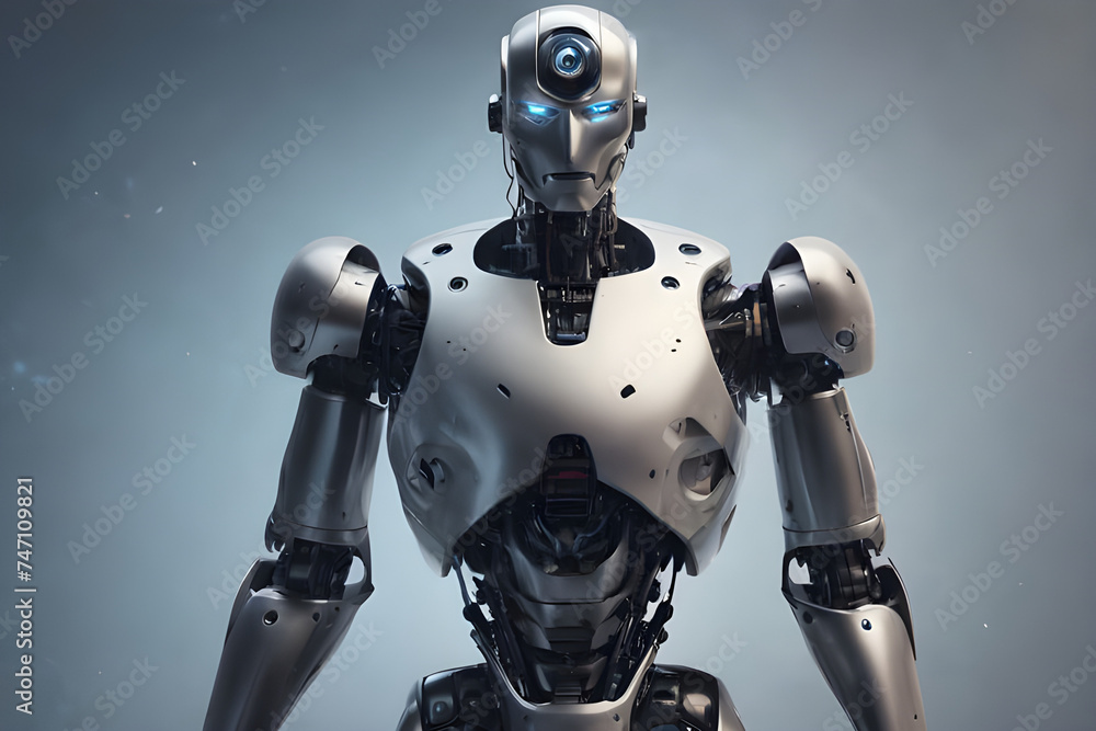 Artificial intelligence robot protects the universe Artificial intelligence robot protects the universe