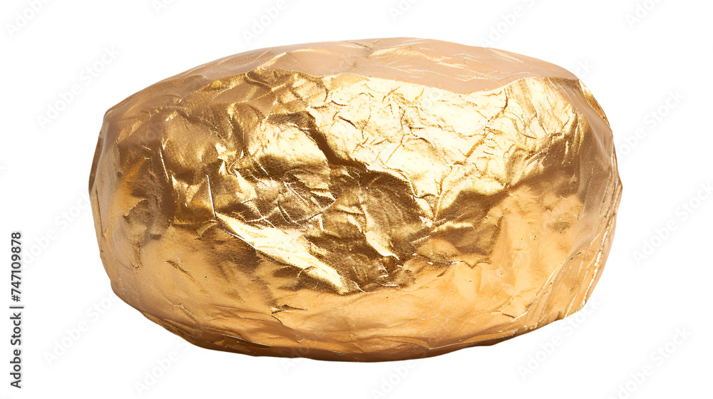 A lavish, textured gold cushion positioned gracefully on an elegant, Transparent background A lavish, textured gold cushion positioned gracefully on an elegant, Transparent background