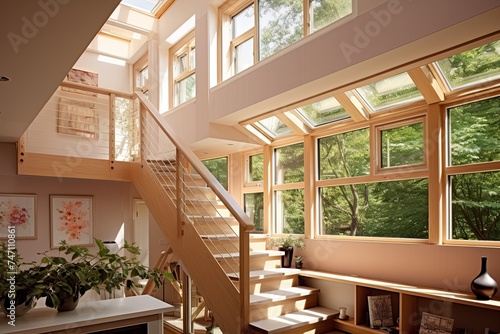 Tiered Window Placement  Multi-Level Interior Designs for Elevated Home Concepts