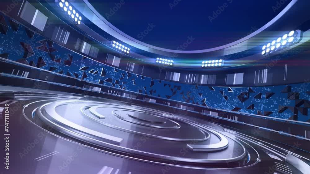 Sport round scene 3d looped animation Sport round scene 3d looped animation