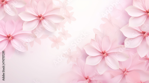 Background with pink blossom bloom flower, Mother day, Valentine day