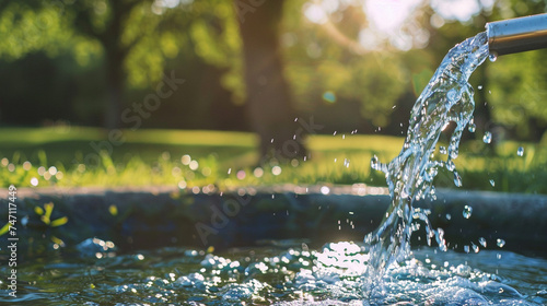 A corporate sustainability initiative implementing water efficient technologies and best management practices to minimize water use reduce wastewater generation and enhance water