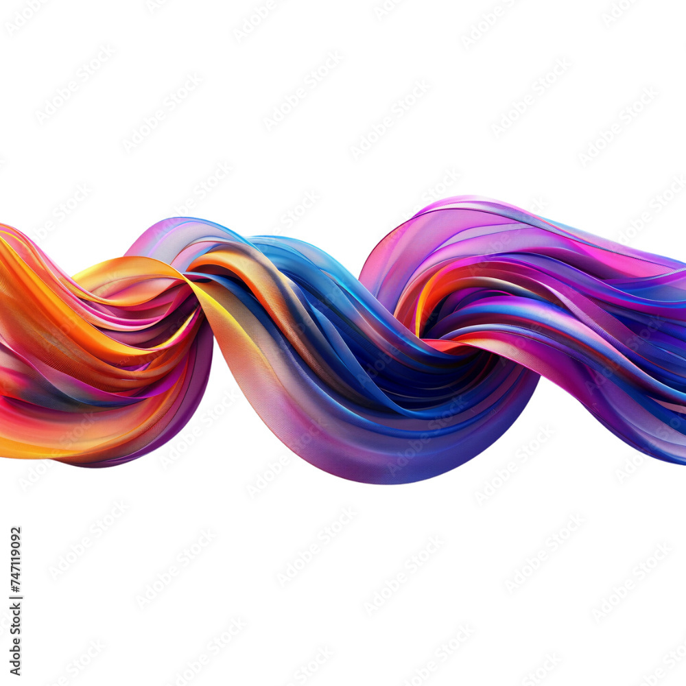 Colorful Twisted Ribbon Background Colorful Twisted Ribbon Background