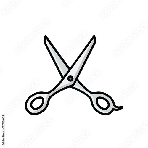 Scissors icon vector stock illustration