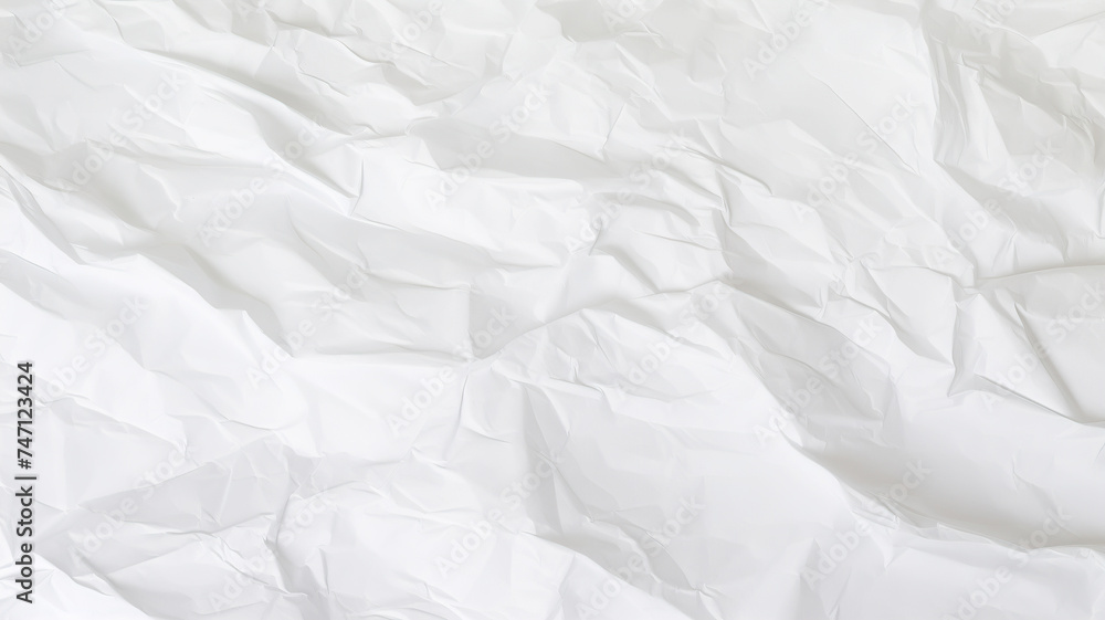 Texture of Crumpled White Sheet paper Texture of Crumpled White Sheet paper