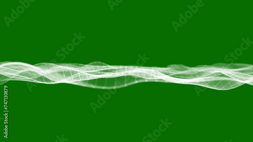 Abstract colorful digital particles wave with dust and light motion background