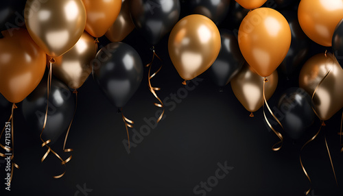 golden balls on black,golden balls,christmas, decoration, balloon, ball, celebration