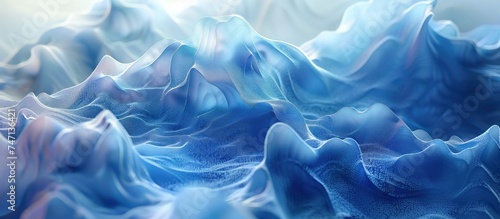 digital background in blue color.