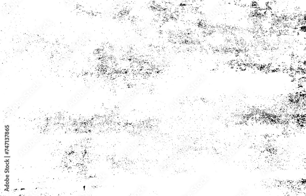 Abstract black and white gritty grunge background. black and white rough vintage distress background.  Stained, damaged effect. Illustration with spots and splatters