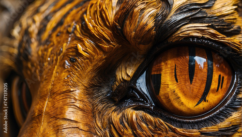 tiger portrait, close-up