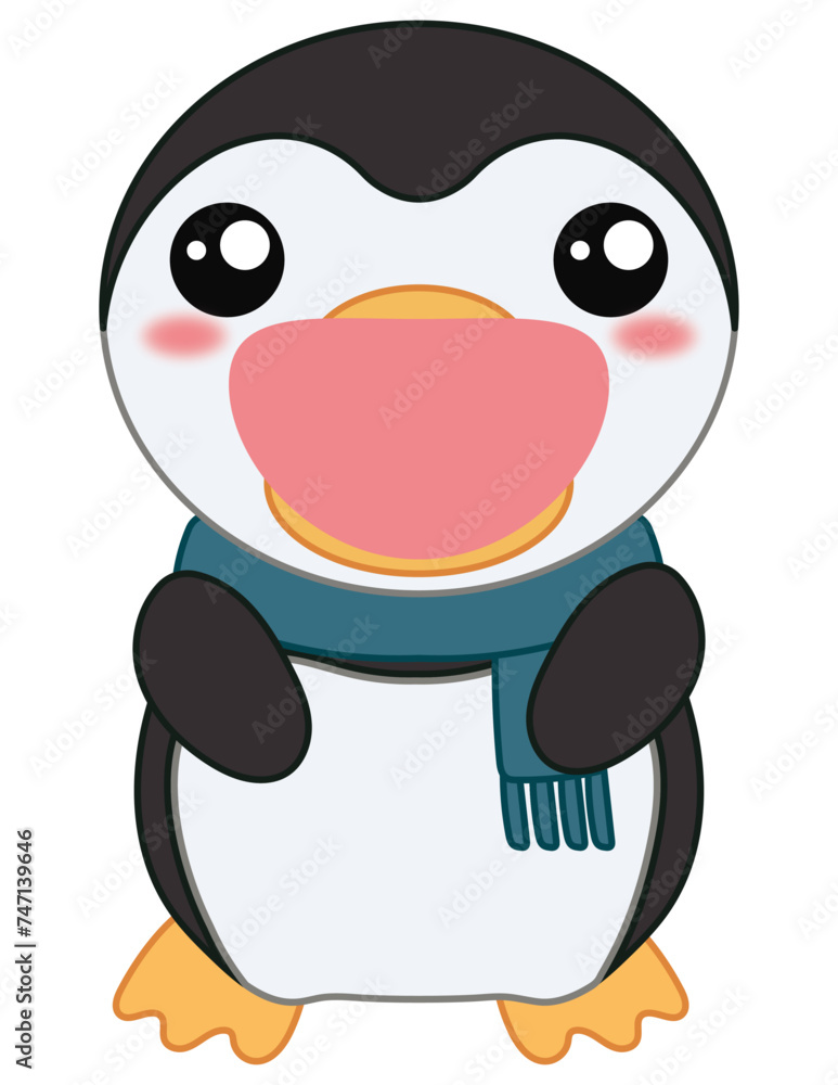 Obraz premium Kids Winter Illustrations