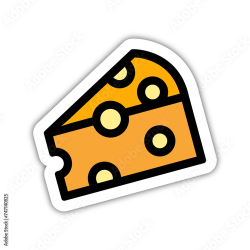 Icones symbole picto fromage fromagerie france couleur epais relief