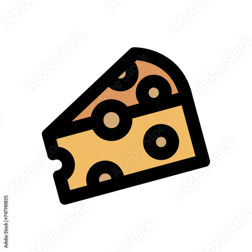 Icones symbole picto fromage fromagerie france couleur gras